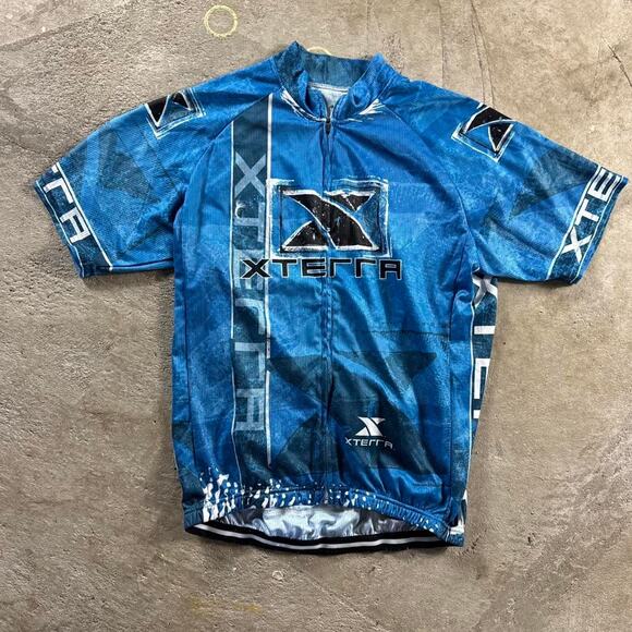 Blue Xterra Bike Cycling Jersey - Picture 1 of 8